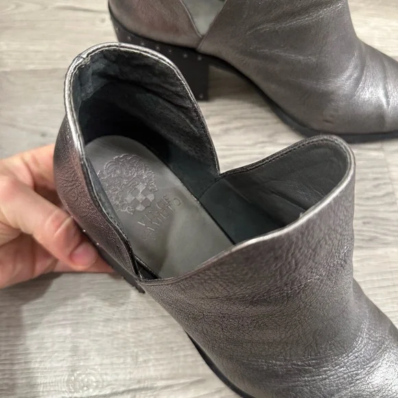 Vince Camuto ankle boots dark silver size 10 - Picture 2 of 9